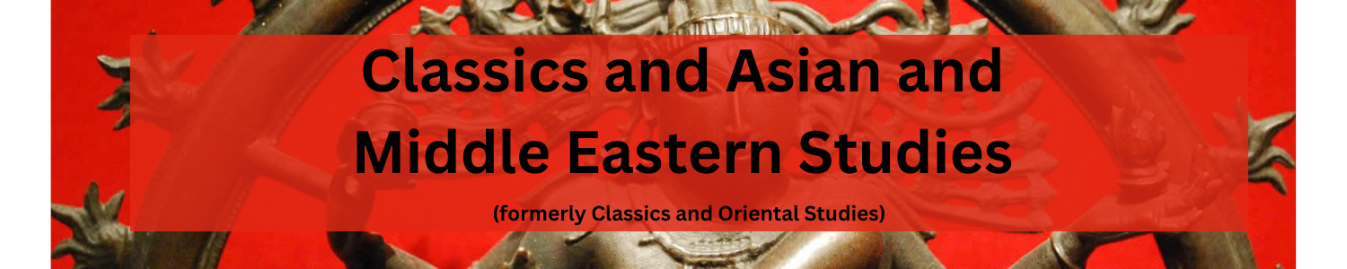 Classics and Asian and Middles Eastern Studies (formally Classics and Oriental Studies) Detail of a statue in the Ashmolean Museum. (Image credit: Richard Watts).