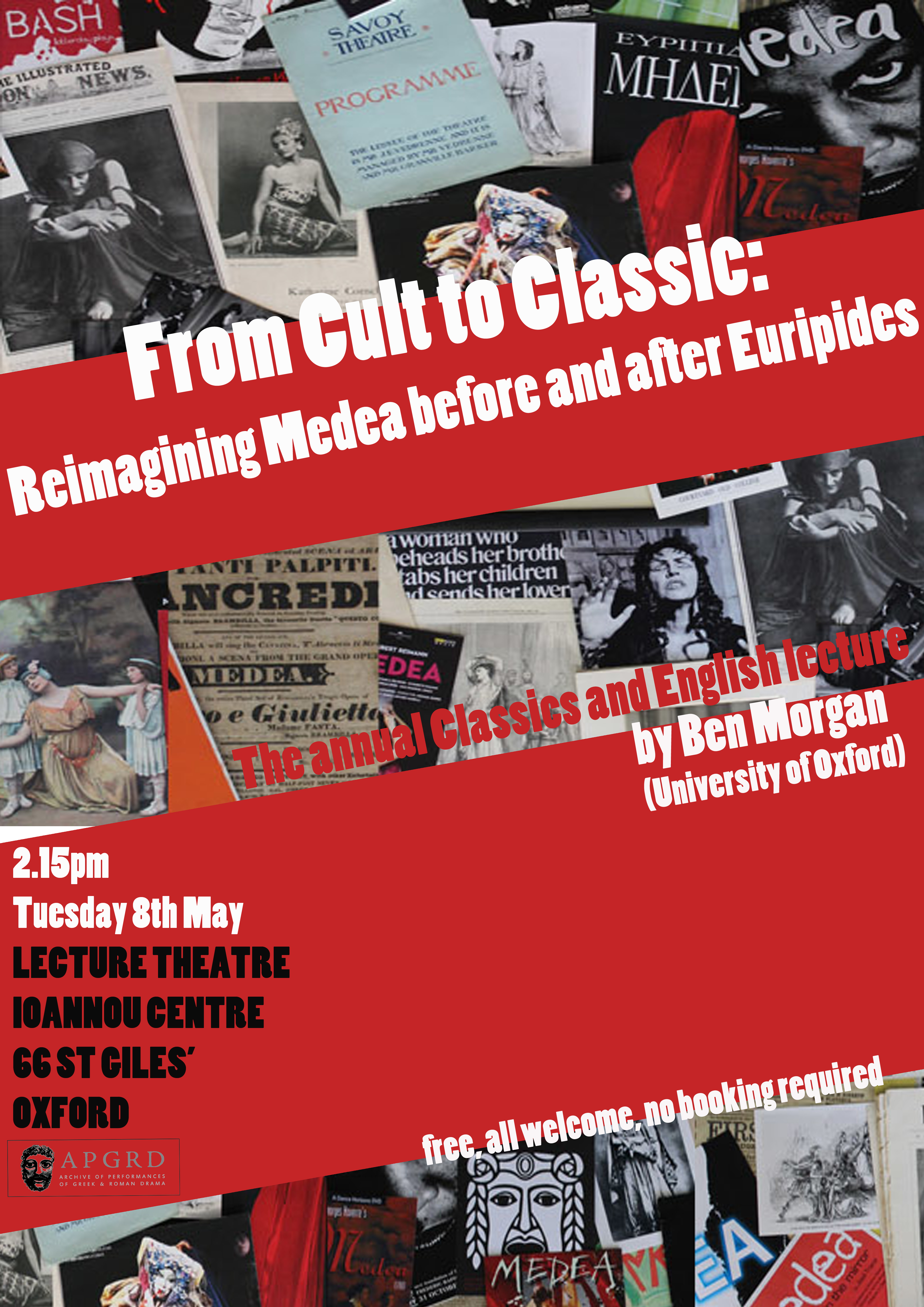 from cult to classic reimagining medea before and after euripides 8 may poster