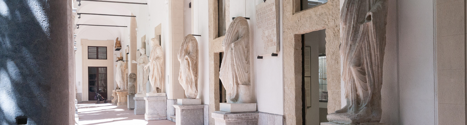 The major atrium of the Archaeological Museum of Palermo (image: Iolanda Carollo)