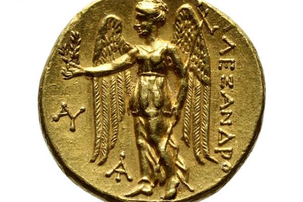 Gold stater in the name of Alexander III, Magnesia ad Maeandrum 