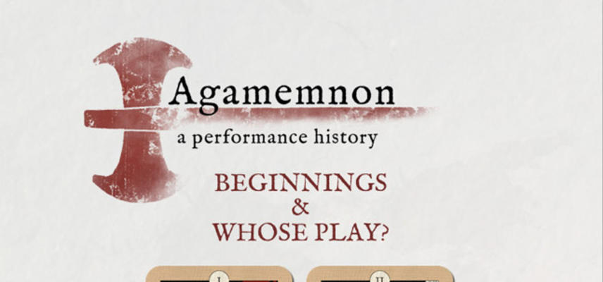 agamemnon a performance history