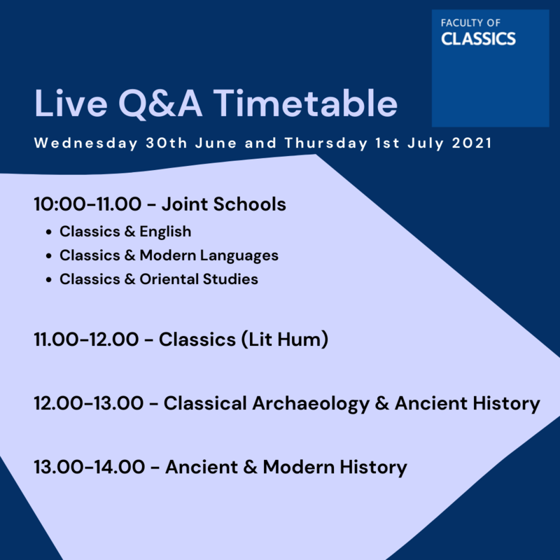 live qa timetable