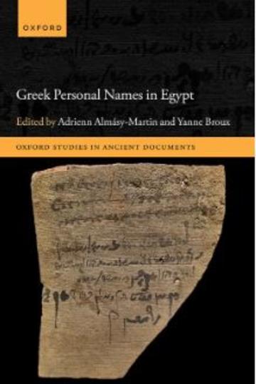 greek personal names in egypt