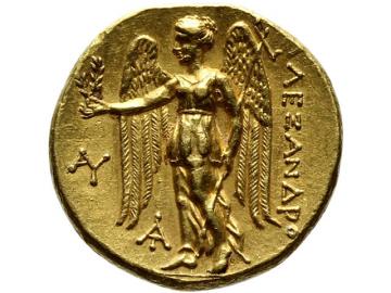 Gold stater in the name of Alexander III, Magnesia ad Maeandrum 