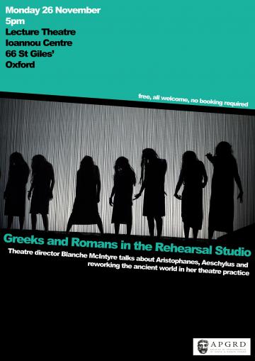 greeks and romans in the rehearsal studio 26 november