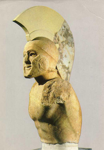 helmed hoplite sparta