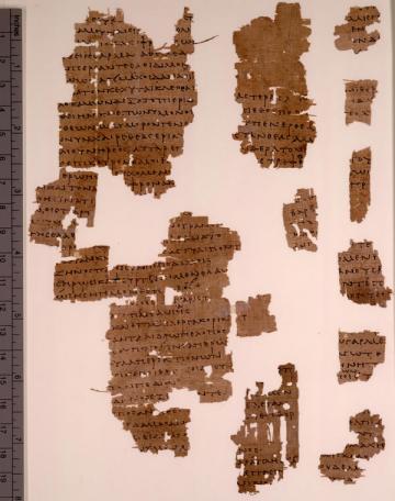Papyrus: P.Oxy. 3965 Unknown Greek literature from Oxyrhynchus: the mini-epic of Simonides on the Battle of Plataea (P.Oxy. 3965, 2nd cent. AD). © Imaging Papyri Project poxy3965